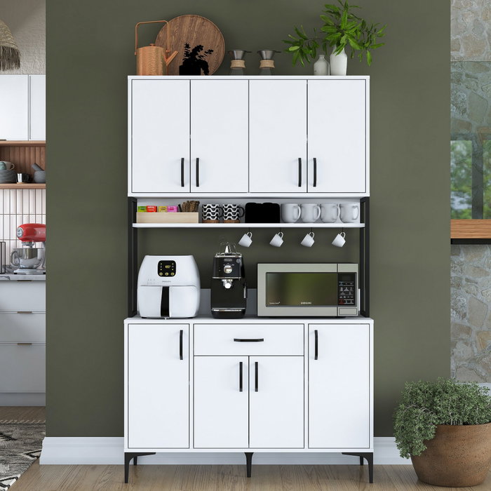 Hanah Home Armario Multiusos Blanco 120x198,6x40 cm